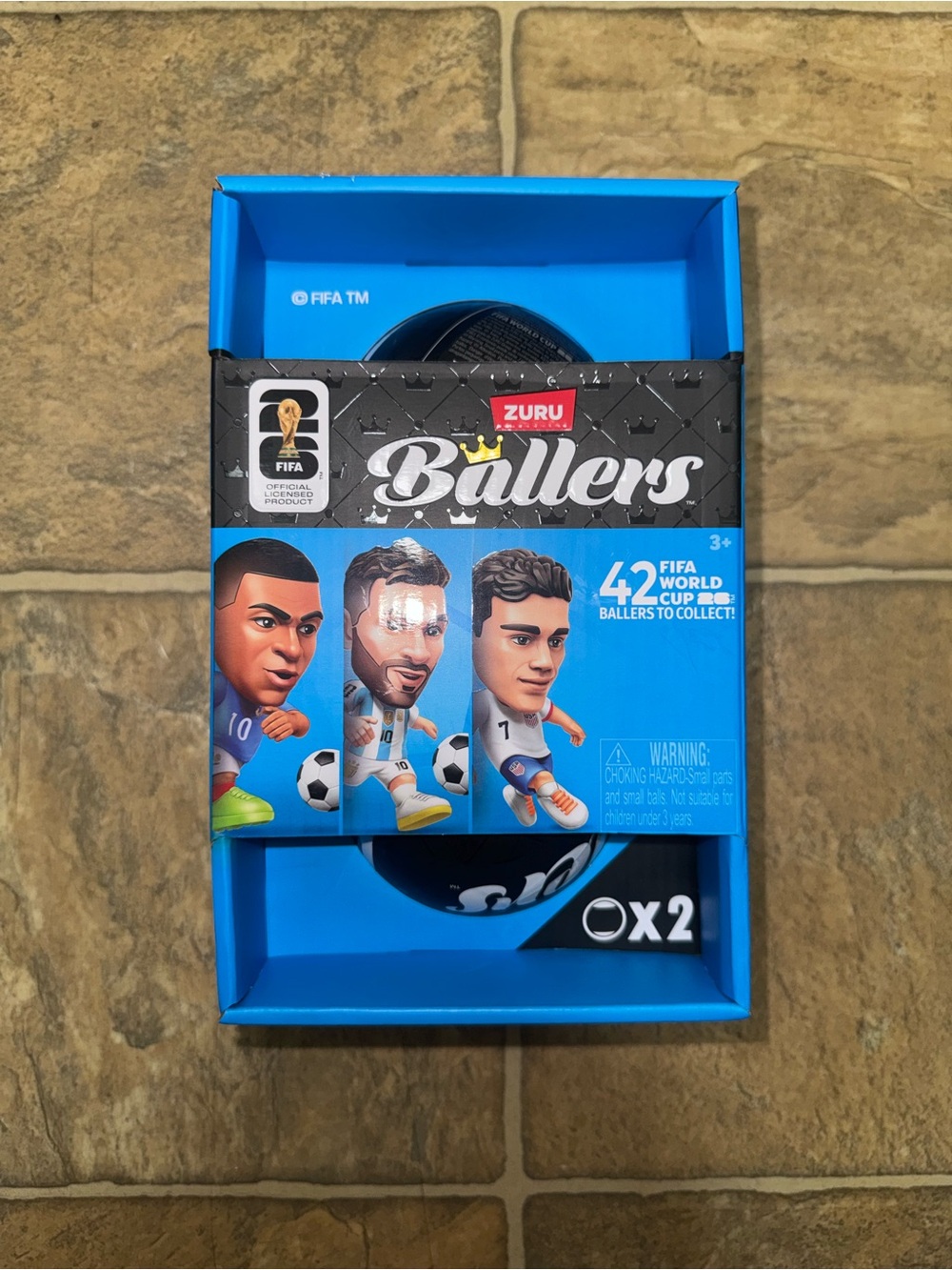Zuru Ballers FIFA World Cup 26 Collectible 2 Pack - Blue Box
